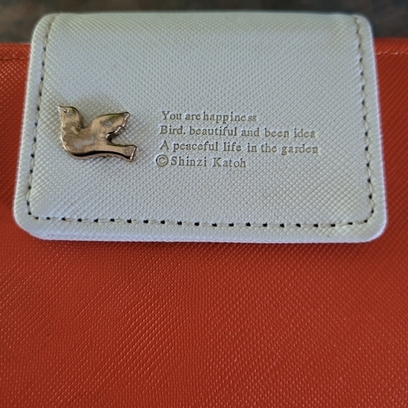 SHINZI KATOH DESIGN 'Cheer Up' Long Wallet, Two Tone, Full Zip and Snap Closure - Picture 5 of 16